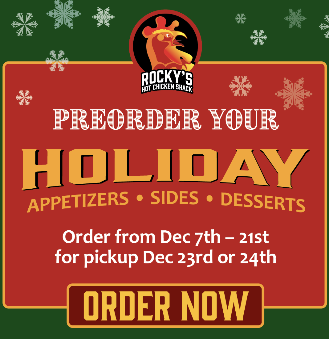 Rocky's Hot Chicken Shack Offers Holiday Meals | ASHEVILLE GRIT
